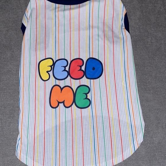 Bark Ringer Dog Feed Me Shirt - Picture 5 of 6